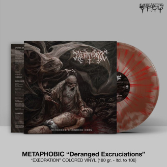 METAPHOBIC Deranged Excruciations LP COLORED [VINYL 12"]